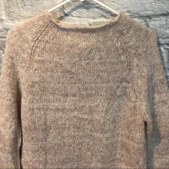 REVOLVE- AYNI Women's One Size Pink/White Handmade Knit Long Sleeve Top - Picture 10 of 13